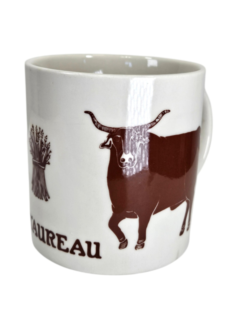 Vintage Le Taureau Bull Coffee Mug 1978 Taylor & Ng Made in Japan Farm House - Picture 2 of 6